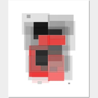 Abstract Squares Posters and Art